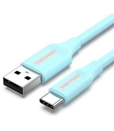 Cable usb 2.0 tipo-c vention coksf/ usb tipo-c macho - usb macho/ 480mbps/ 1m/ azul