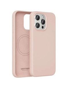 Funda silicona con magsafe vention kuep0-30/ compatible con iphone 14 pro/ rosa