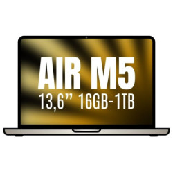 Apple macbook air 13,6'/ m5 10-core cpu/ 16gb/ 1tb ssd/ 10-core gpu/ blanco estrella