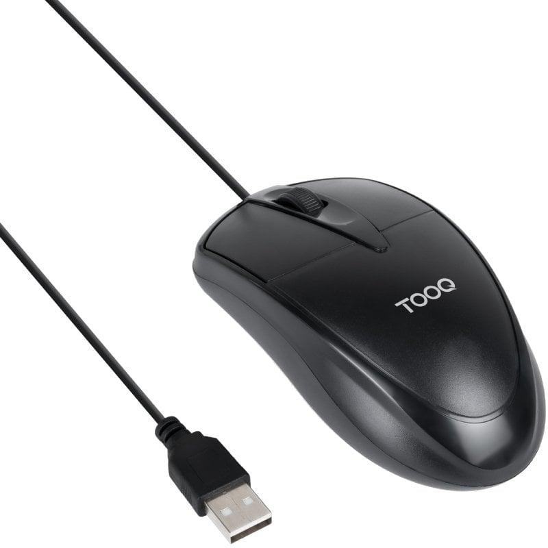 Ratón TooQ TQM-1001-B/ Hasta 1000 DPI