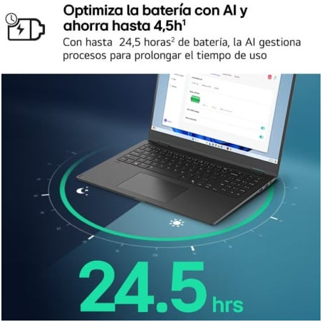 Portátil lg gram 17z90tl-g.au99bn intel core ultra 9-288v/ 32gb/ 1tb ssd/ 17'/ win11