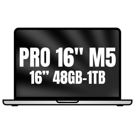 Apple macbook pro 16'/ m5 pro 18-core cpu/ 48gb/ 1tb ssd/ 20-core gpu/ plata