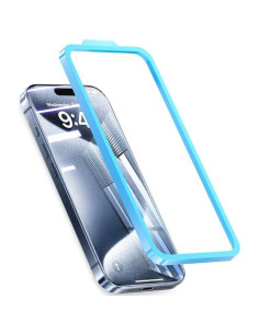 Protector de pantalla de cristal templado vention kumtcc-40 para iphone 15 pro max + herramienta de instalación
