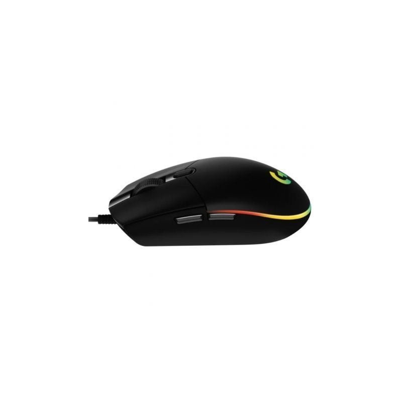 Ratón gaming logitech g102 lightsync/ hasta 8000 dpi/ negro