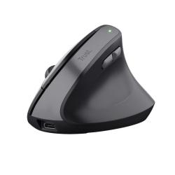 Ratón Vertical Inalámbrico Trust Bayo II/ Batería recargable/ Hasta 2400 DPI