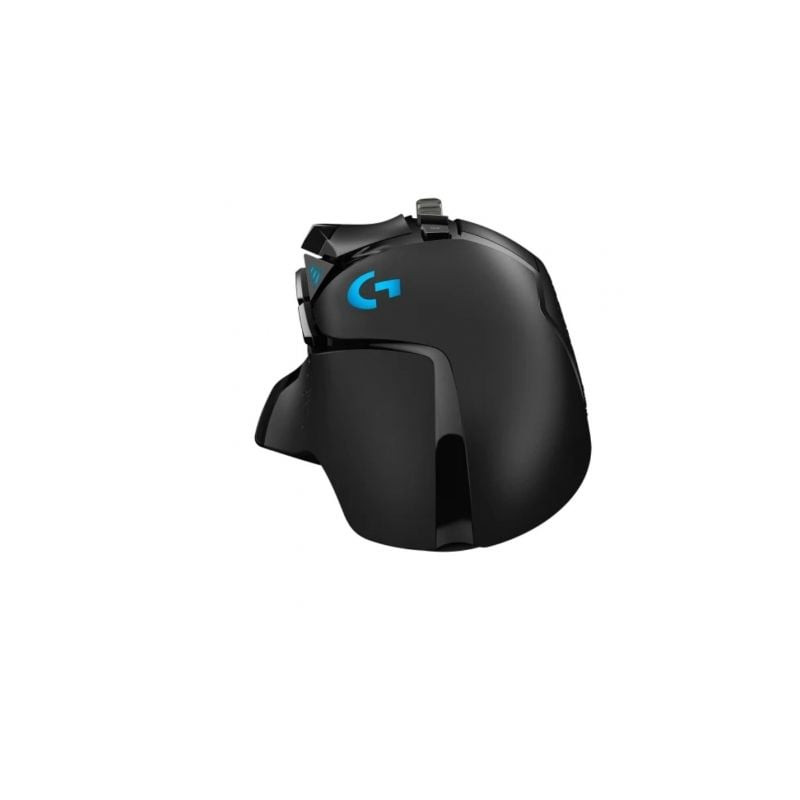 Ratón gaming logitech g502 hero/ hasta 25600 dpi/ negro