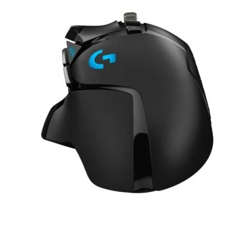 Ratón gaming logitech g502 hero/ hasta 25600 dpi/ negro