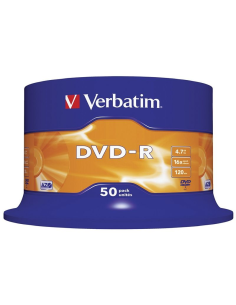 Dvd-r verbatim advanced azo 16x/ tarrina-50uds