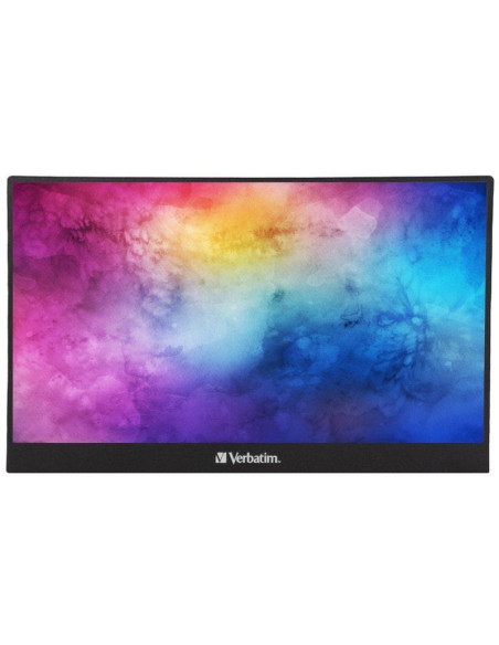 Monitor portátil táctil verbatim pmt-14 14'/ full hd/ multimedia/ negro