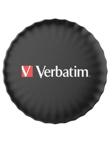 Localizador verbatim my finder coin bluetooth tracker myfc-01b compatible con apple/ incluye llavero y pila/ negro