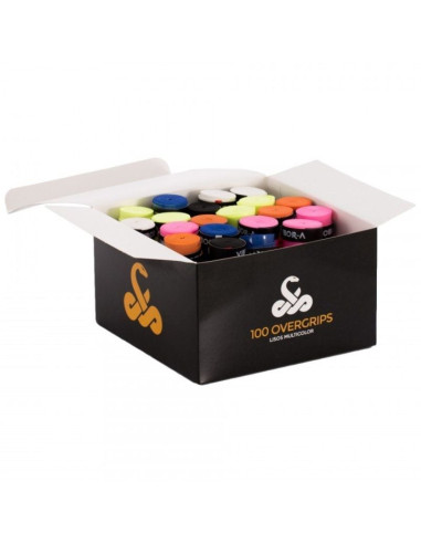 Caja de 100 overgrips vibor-a/ colores surtidos