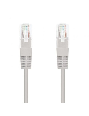 Cable de red rj45 utp nanocable 10.20.1305 cat.6/ 5m/ gris