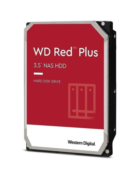 Disco duro western digital wd red plus nas 4tb/ 3.5'/ sata iii/ 256mb