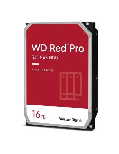 Disco duro western digital wd red pro nas 16tb/ 3.5'/ sata iii/ 512mb