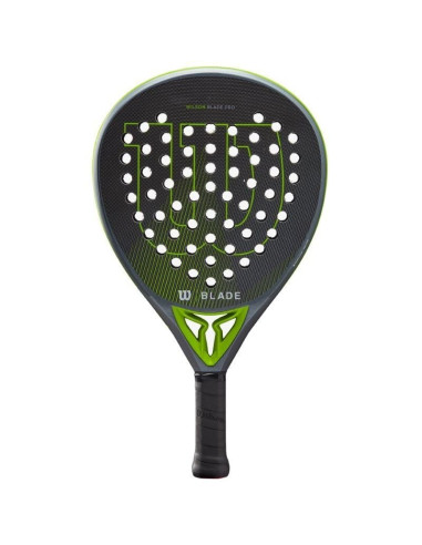 Pala de pádel wilson blade pro v2/ negra y verde