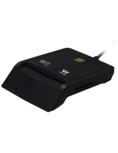 Lector de dni y tarjetas woxter combo pe26-025/ negro