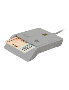Lector de dni y tarjetas woxter pe26-144/ blanco