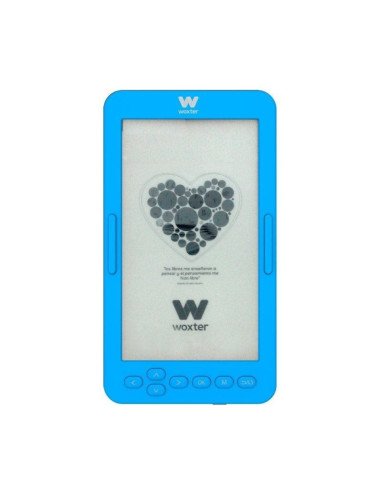 Libro electrónico ebook woxter scriba 195 s/ 4.7'/ tinta electrónica/ azul