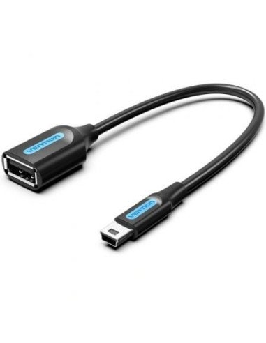 Cable usb 3.0 vention cqabf/ microusb macho - usb tipo-c macho/ 5gbps/ 1m/ negro