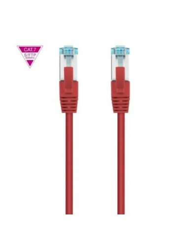 Cable de red rj45 sftp nanocable 10.20.1701-r cat.7/ 1m/ rojo