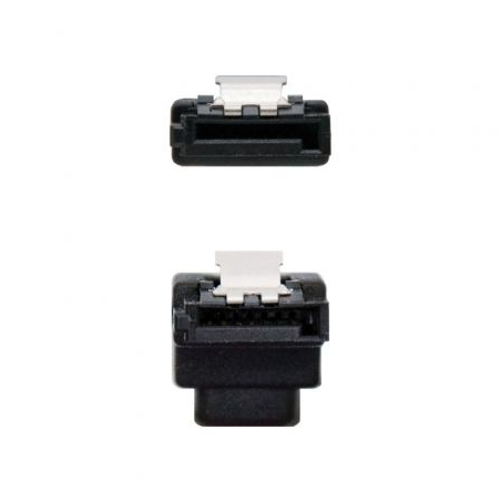 Cable sata nanocable 10.18.0301/ sata hembra - sata hembra/ 50cm/ rojo