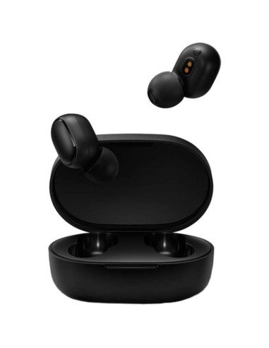 Auriculares bluetooth xiaomi mi true wireless earbuds basic 2 con estuche de carga/ autonomía 4h/ negros