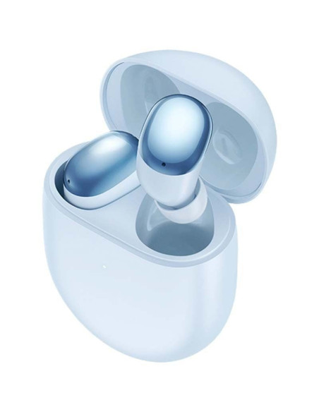 Auriculares bluetooth xiaomi redmi buds 4 con estuche de carga/ autonomía 6h/ azules