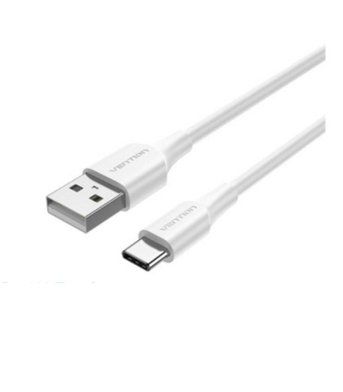 Cable usb 2.0 tipo-c vention cthwf/ usb tipo-c macho - usb macho/ 480mbps/ 1m/ blanco