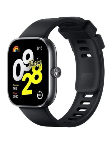 Smartwatch xiaomi redmi watch 4/ notificaciones/ frecuencia cardíaca/ gps/ negro