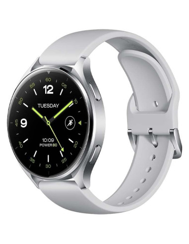 Smartwatch xiaomi watch 2/ notificaciones/ frecuencia cardíaca/ gps/ plata