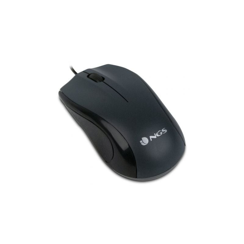 Ratón ngs black mist/ hasta 1000 dpi