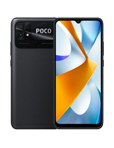 Smartphone xiaomi poco c40 4gb/ 64gb/ 6.71'/ negro asfalto