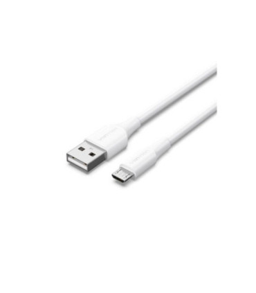 Cable usb 2.0 vention ctiwf/ usb macho - microusb macho/ hasta 60w/ 480mbps/ 1m/ blanco