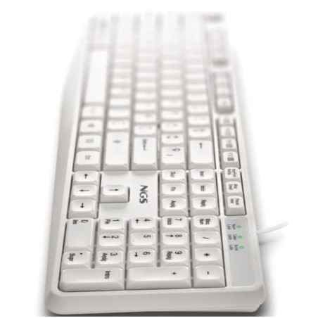 Teclado ngs heritage heritagespanish/ blanco