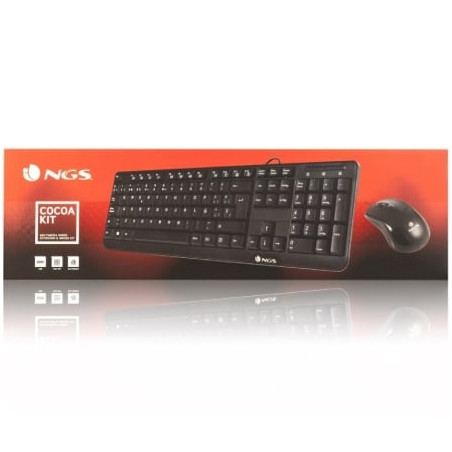 Teclado y ratón ngs cocoa kit/ portugués