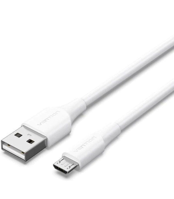 Cable usb 2.0 vention ctiwh/ usb macho - microusb macho/ 480mbps/ 2m/ blanco