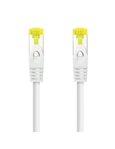 Cable de red rj45 sftp nanocable 10.20.1900-l25-w cat.6a/ lszh/ 25cm/ blanco