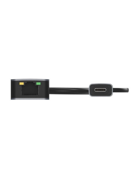 Adaptador usb 3.2 gen1 aisens a109-0710/ usb macho - usb tipo-c macho - rj45 hembra/ 2500mbps/ 15cm/ gris