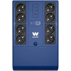 SAI Línea Interactiva Woxter Multibase UPS 800 VA/ 800VA-480W/ 8 Salidas/ Formato Torre