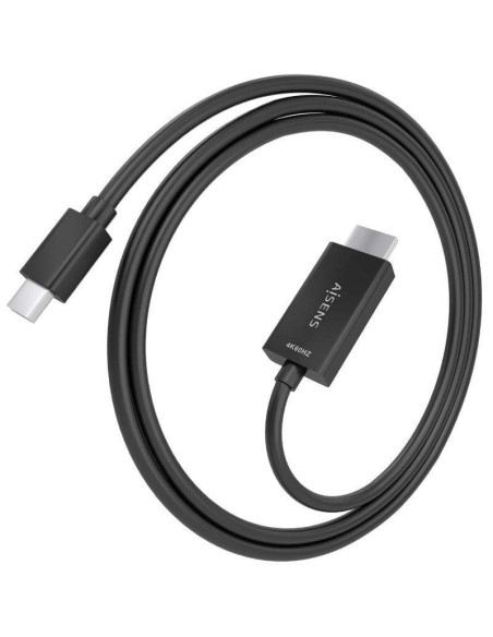 Cable conversor aisens a125-0887/ mini displayport macho - hdmi macho/ 1.5m/ negro