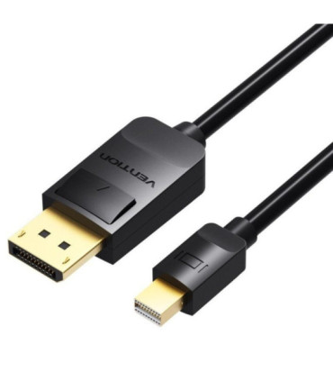 Cable displayport vention haabg/ mini displayport macho - displayport macho/ 1.5m/ negro