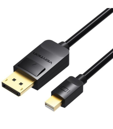 Cable mini displayport 1.4 4k vention haabh/ mini displayport macho - displayport macho/ 2m/ negro