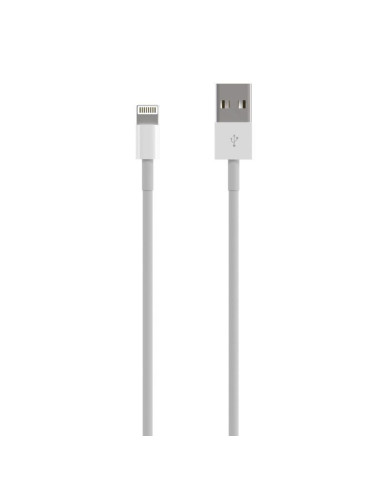 Cable usb 2.0 lightning aisens a102-0542/ usb macho - lightning macho/ hasta 2.5w/ 60mbps/ 50cm/ blanco
