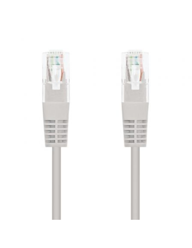 Cable de red rj45 utp nanocable 10.20.0115 cat.5/ 15m/ gris