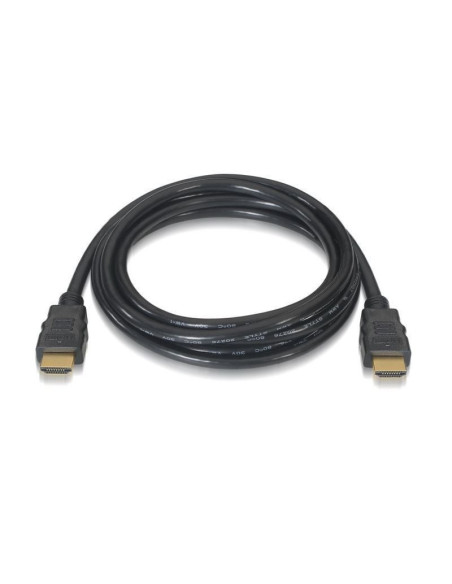 Cable hdmi 2.0 4k aisens a120-0120/ hdmi macho - hdmi macho/ hasta 10w/ 2250mbps/ 1.5m/ certificado/ negro