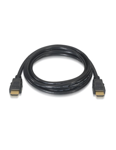 Cable hdmi 2.0 4k aisens a120-0122/ hdmi macho - hdmi macho/ hasta 10w/ 2250mbps/ 3m/ certificado/ negro