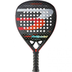 Pala de pádel bullpadel vertex 03 pro 22 (tello chingotto)/ negra y roja