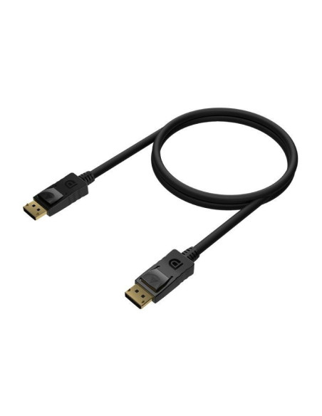 Cable displayport 1.2 4k aisens a124-0548/ displayport macho - displayport macho/ hasta 5w/ 2300mbps/ 50cm/ negro