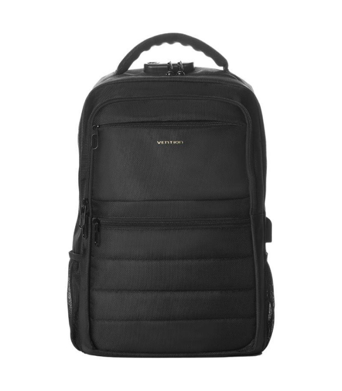 Mochila vention krkb0 para portátiles hasta 17'/ 20l/ impermeable/ puerto usb/ antirrobo/ negra