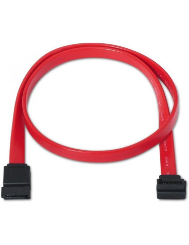Cable sata aisens a130-0155/ sata hembra - sata hembra/ hasta 0.1w/ 768mbps/ 50cm/ rojo